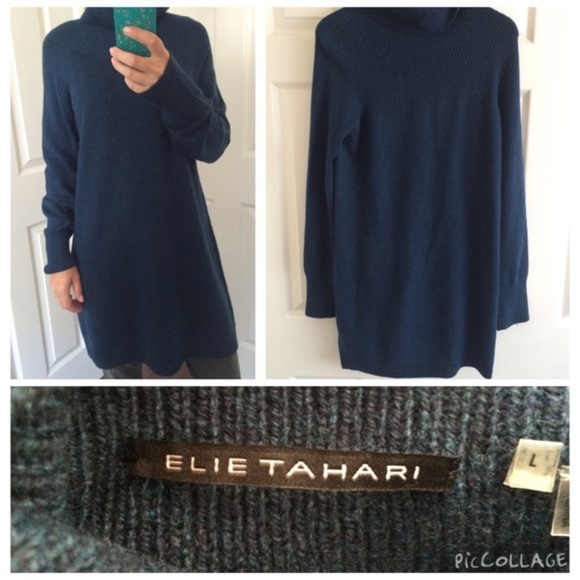 tahari sweater dress
